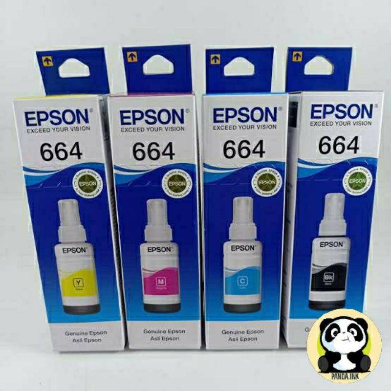 

TINTA EPSON 664 : BLACK, CYAN, MAGENTA & YELLOW