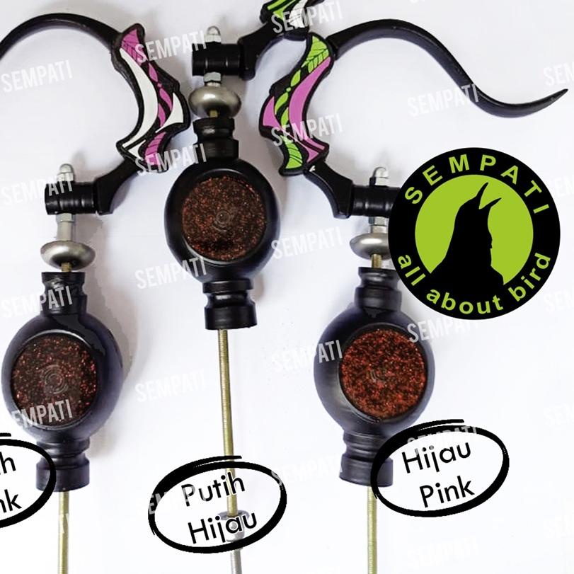 ۩ GANTUNGAN SANGKAR BURUNG LIPAT HITAM BATIK FULLSET PION RESIN GANTUNGAN KANDANG LOVEBIRD MURAI GTK