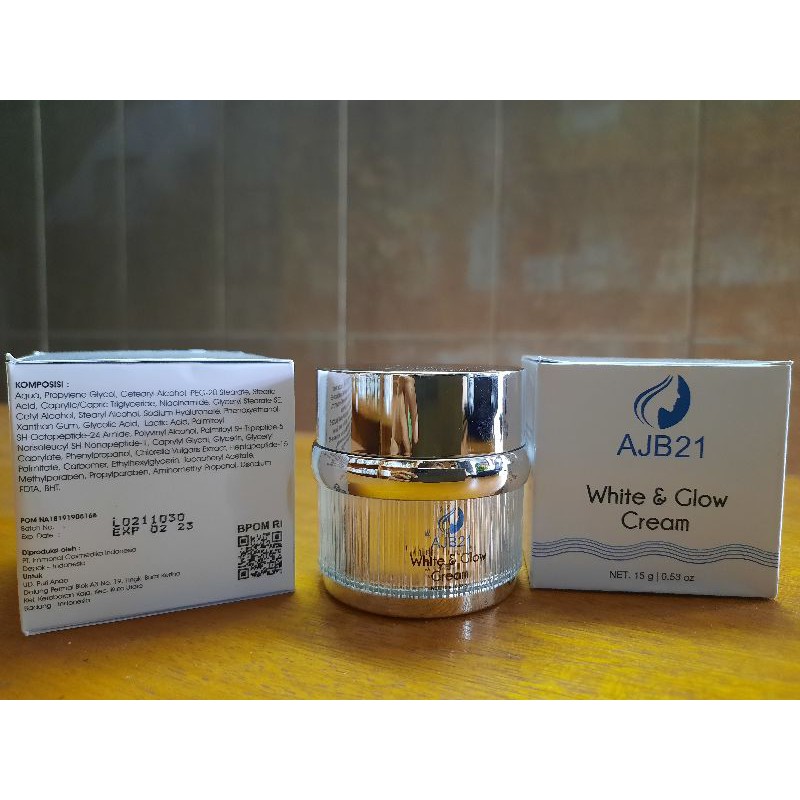 Cream White and Glow AJB 21 skincare