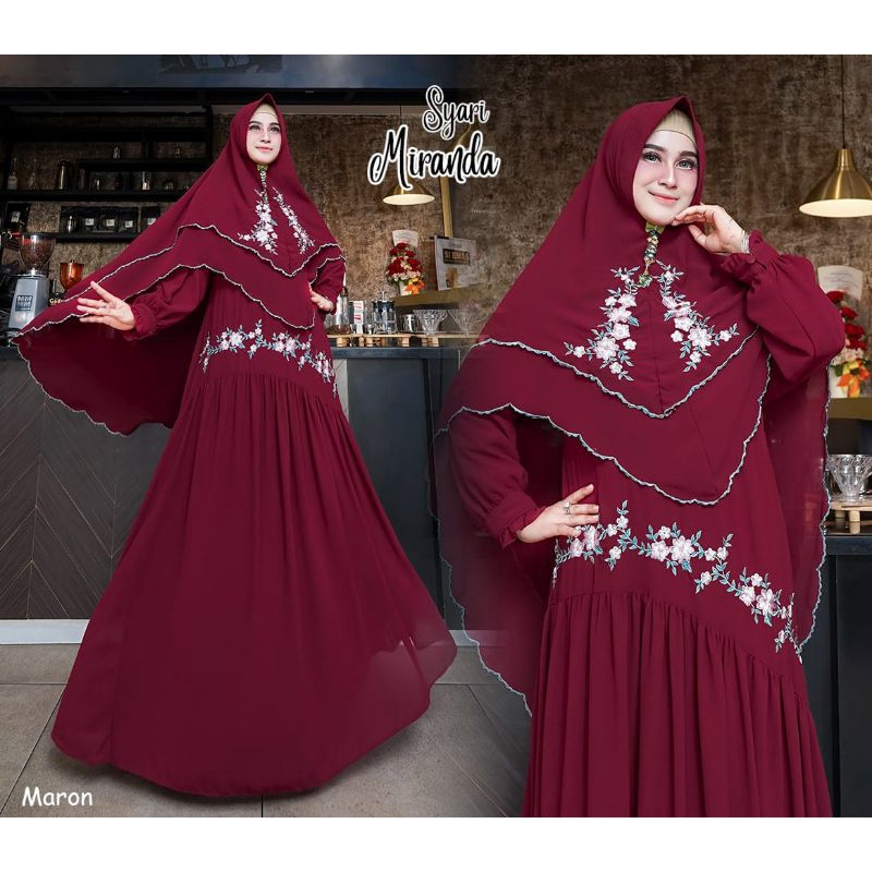 MIRANDA Gamis syari gamis kondangan muslimah lebaran