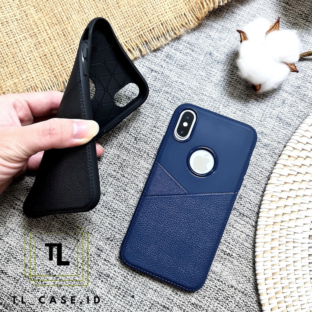 XIAOMI POCOPHONE F1 MIA2 LITE REDMI 6 PRO 6 6A REDMI NOTE 6 6 PRO 7 | LEATHER Soft Case Black Patterns Business