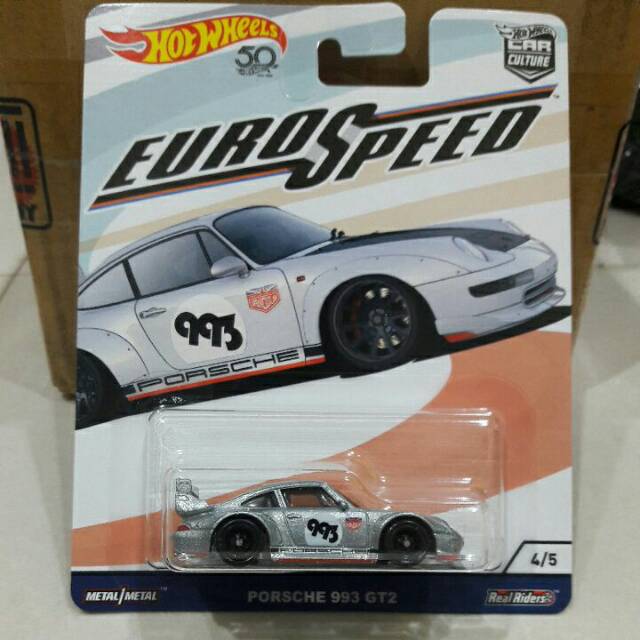 Hotwheels EuroSpeed Porsche 993 GT2 Ban karet