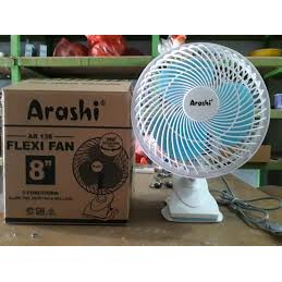 Kipas Angin Arashi General Fan AR 138 - Kipas Angin Duduk Meja Deskfan 8 inch