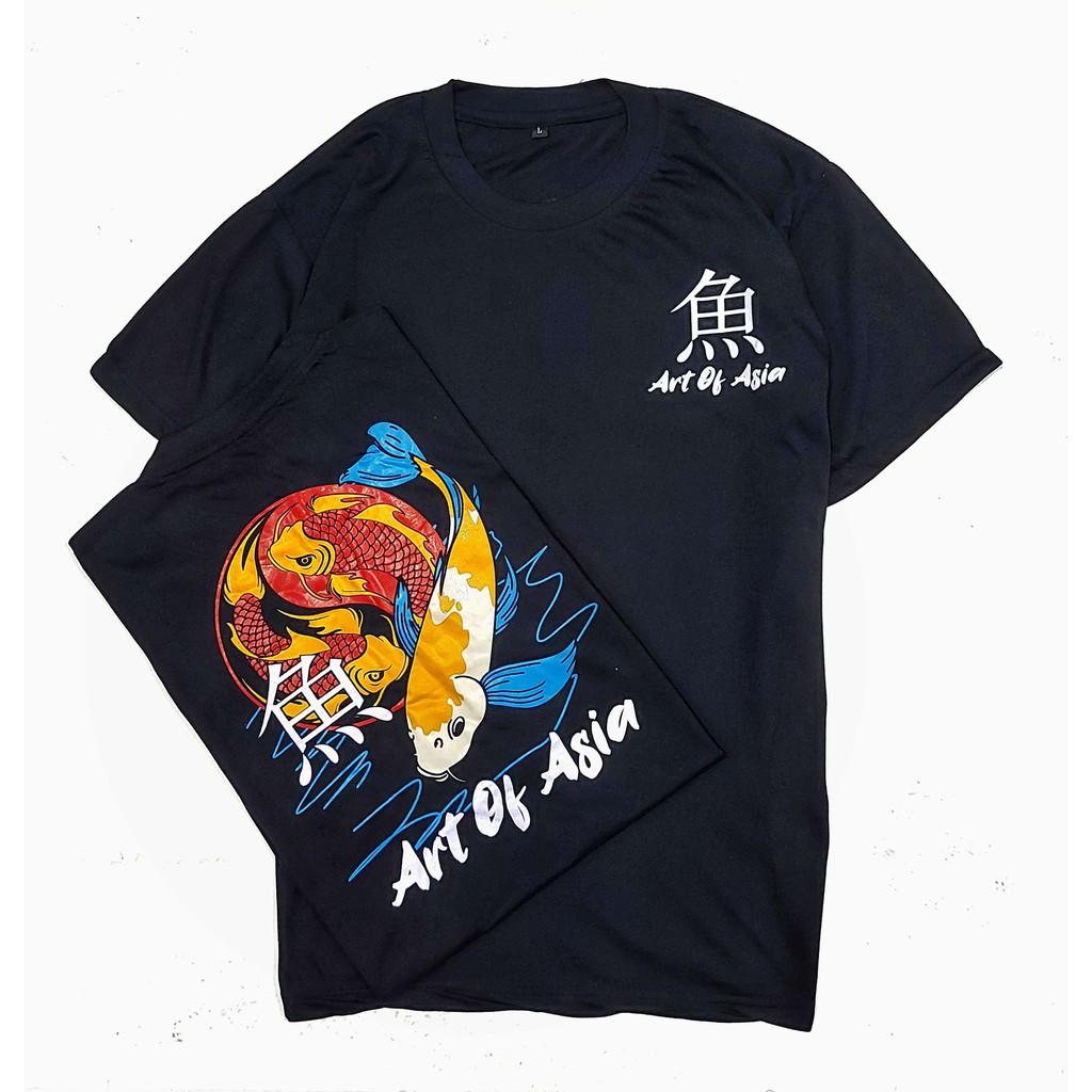 kaos pria/ART OF ASIA KOY/kaos hitam