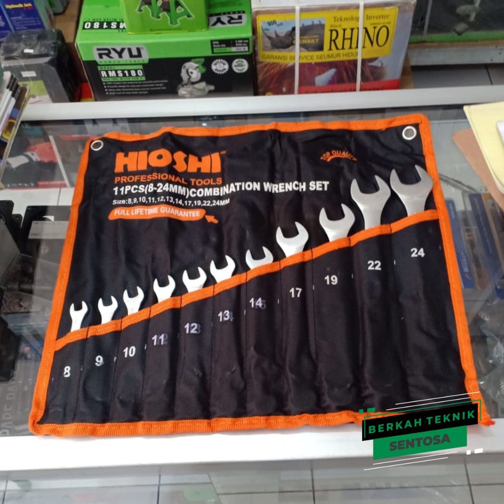 KUNCI RING PAS SET 11 PCS HIOSHI