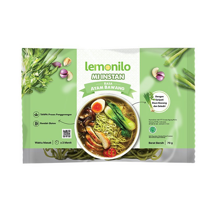 Lemonilo Mie Kuah Rasa Ayam Bawang 70gr