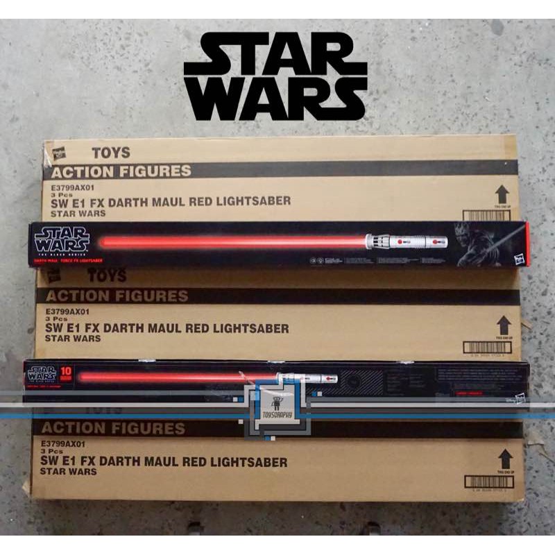 black series darth maul lightsaber