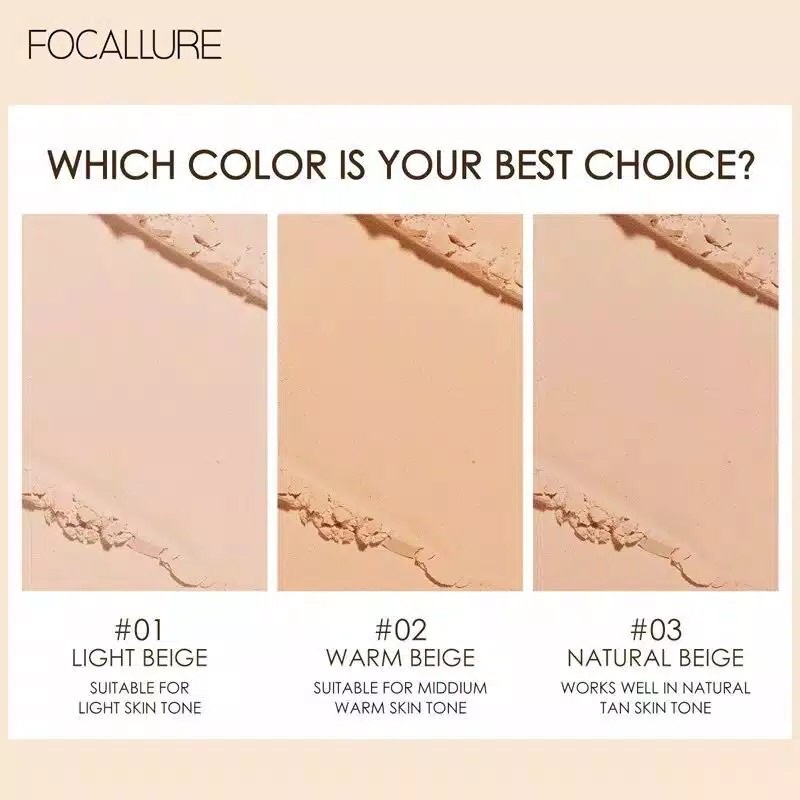 Focallure Covermax Two-way-cake Pressed Powder FA155