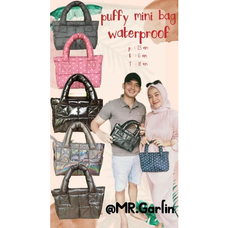 MINI PUFFY BAG / PILLOW BAG / WATERPROOF ANTI AIR / tas gemes