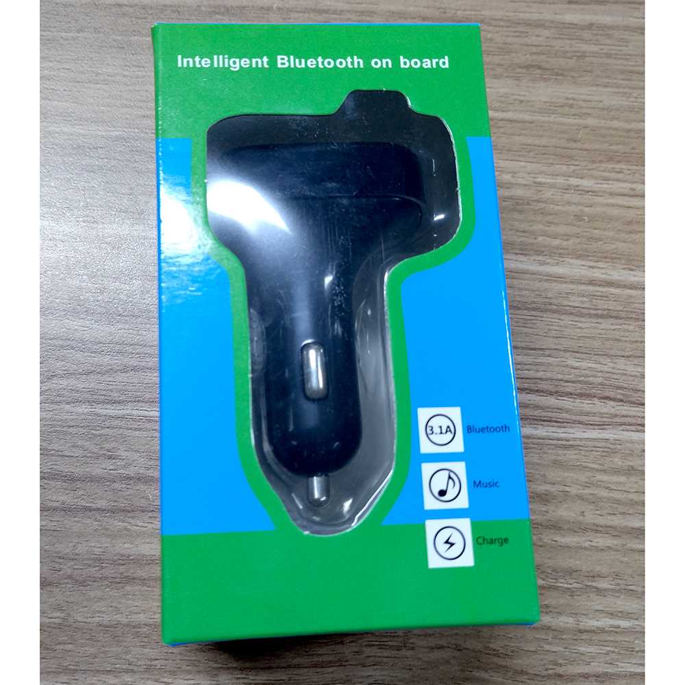 Bluetooth Audio Receiver FM Transmitter Handsfree Dual Port USB Charger Koneksi Bluetoth Penerima Input Flashdisk Berkualitas