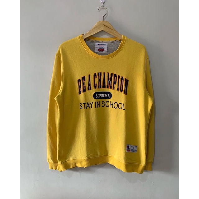 CREWNECK CHAMPION X SUMPREME SECOND ORIGINAL