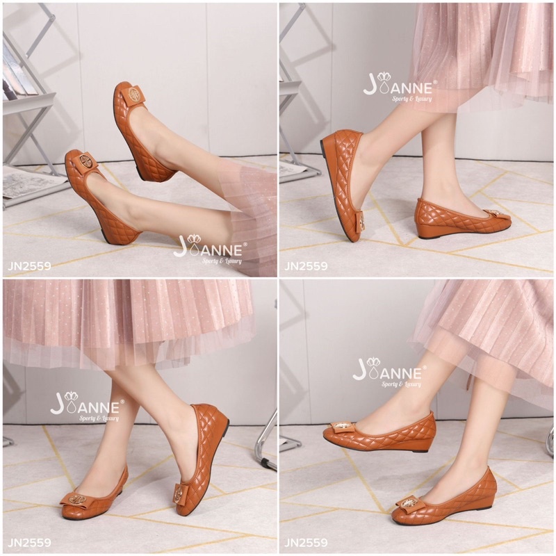 JOANNE Wedges Shoes Sepatu Kerja Wanita JN2559 [ORIGINAL BRAND]