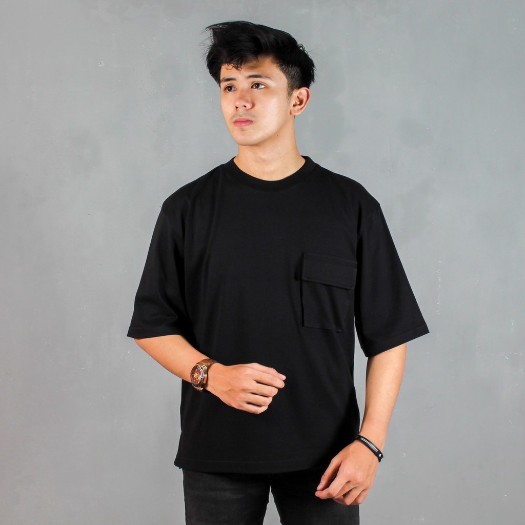 Baju Kaos Pria Oversize Pocket Simple Original Premium Insight.co Cotton 24s