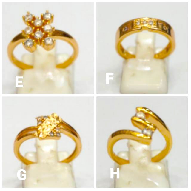 Cincin Lapis emas / cincin tunangan