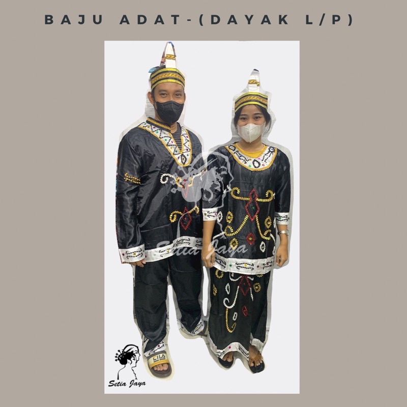 Baju Dewasa Kalimantan Utara/ Adat Dewasa Kalut / Kostum Karnaval/ Tarian