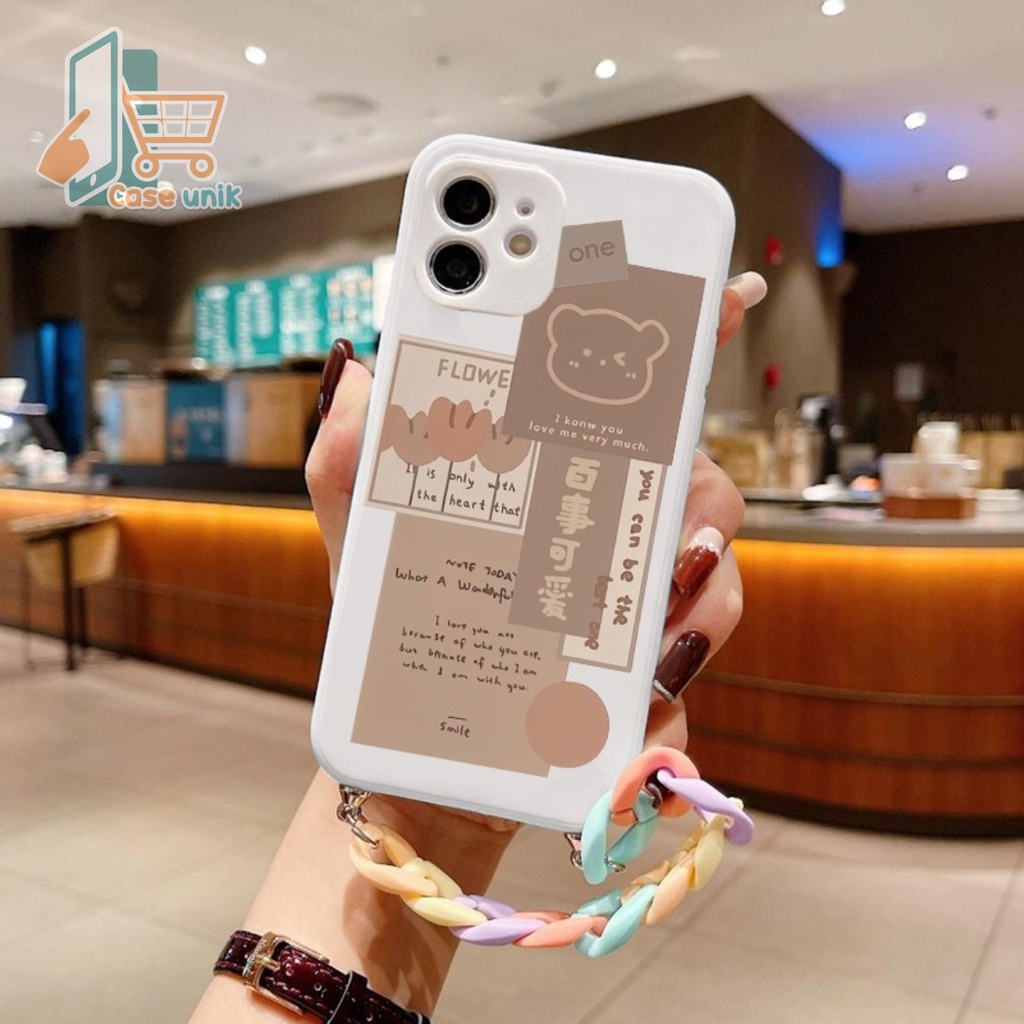 GL003 SOFTCASE SLING RANTAI REALME C1 C2 5 5I 5S C3 8 C11 C30 C33 CS4018