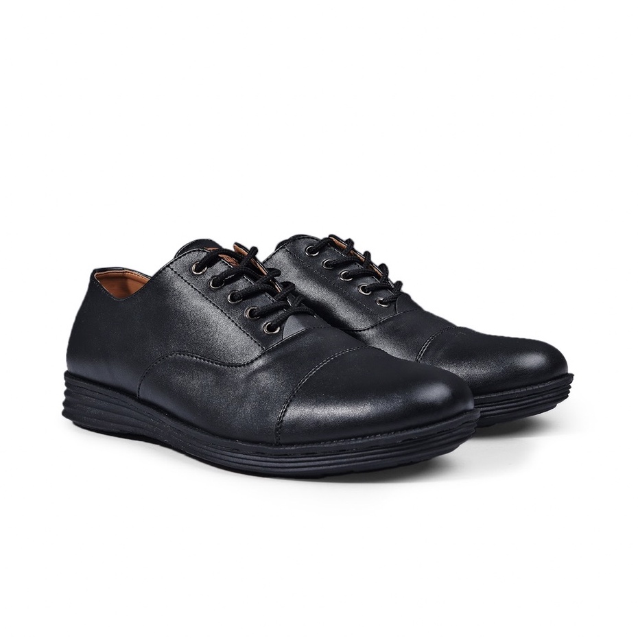 OXFORD MANA BLACK |ManNeedMe x Monday| Sepatu Pantofel Pria Formal ORIGINAL