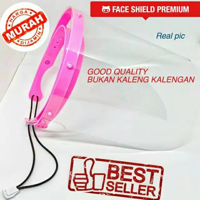 Face shield impor keren bisa COD