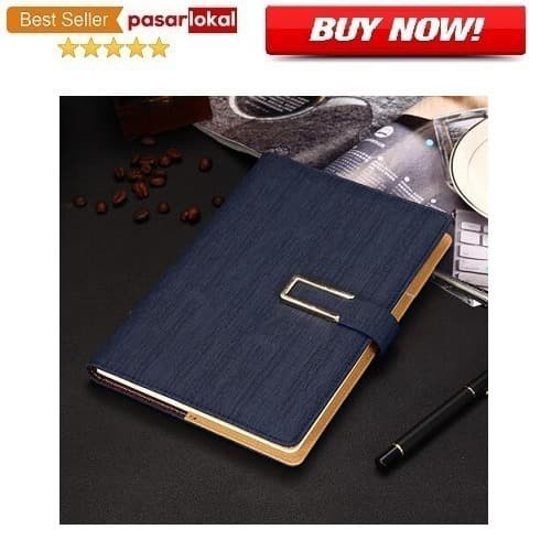

PL - Buku Catatan Kerja Cover Kulit Kertas A5 Blue