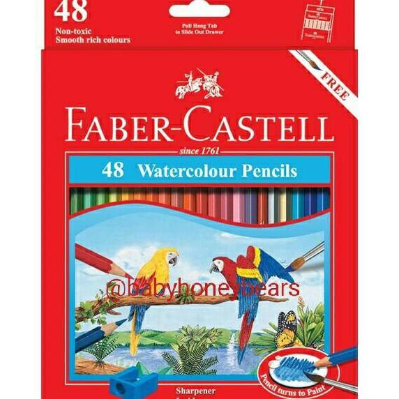 

Pensil Warna (Bisa Jadi Cat Air) Faber Castell 48 Pcs