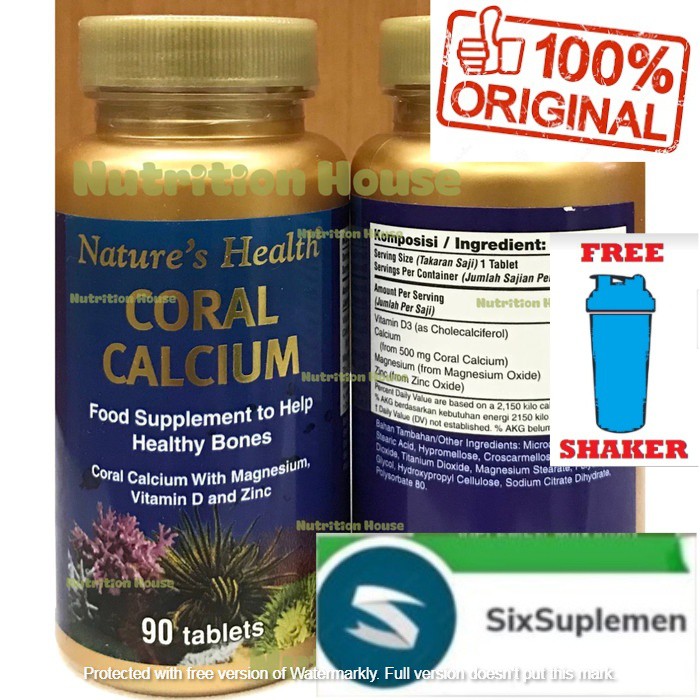 Nature'S Health Coral Calcium 90 Tabs