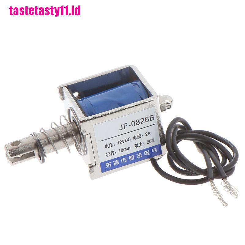 (TTID) Jf-0826b solenoid 12V / 2A 10mm 20N Tipe push pull