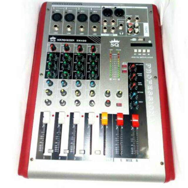 Mixer audio 4 channel stereo soundqueen EM400