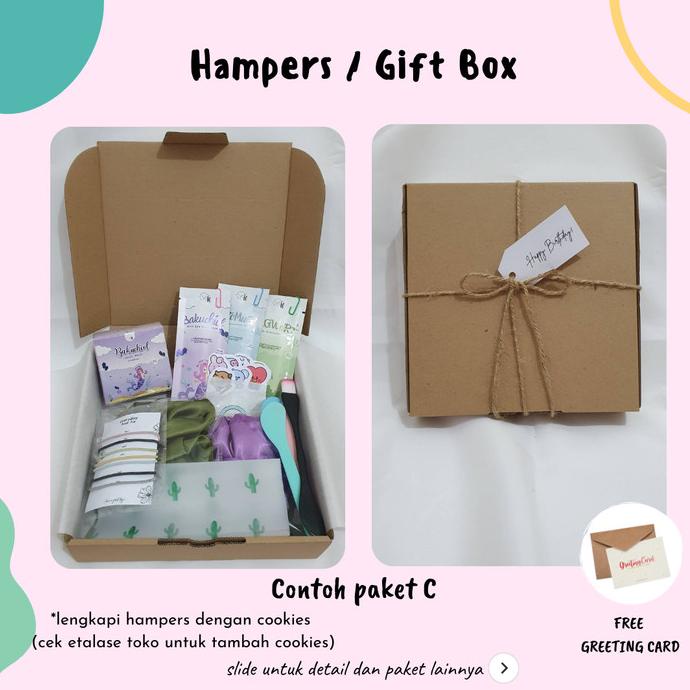 

Best Product!!! Hampers Gift Box Birthday Ulang Tahun Graduation Wisuda Natal Lebaran - Paling Dicari