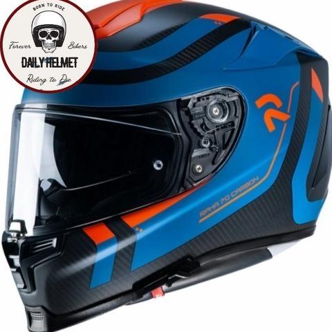 Helm Motor Hjc Rpha 70 Carbon Reple Mc27Sf Full Face Helmets Original Asyaqilamall