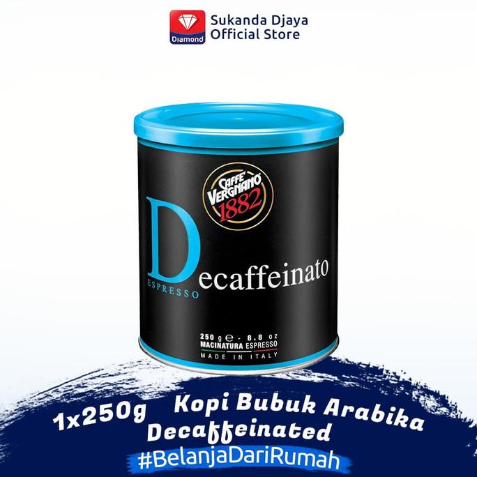 

Caffe Vergnano Kopi Bubuk Arabika Tanpa Kafein Deccafeinated Ground Co -Diskon Besar