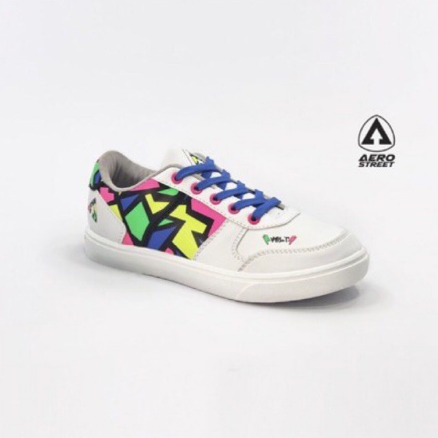 Sepatu Aerostreet Volt putih neon