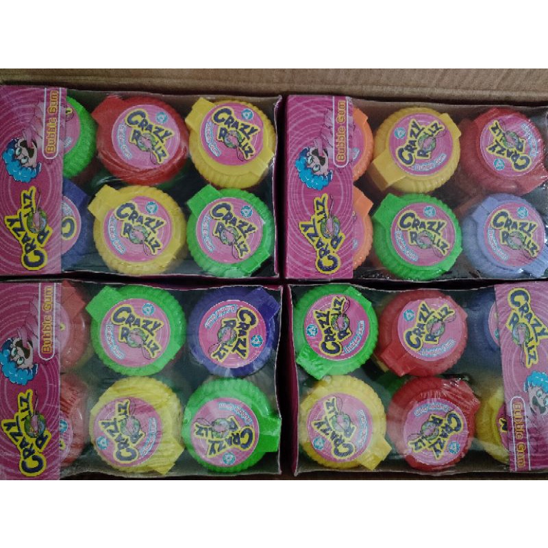 

Buble Crazy Rollz Buble Gum Permen Karet