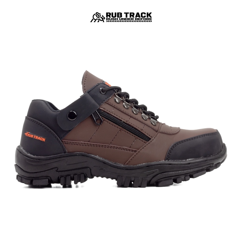 RUBTRACK - Sepatu Gunung Pria Safety Ujung Besi Rubtrack Sailo 39-43 Sepatu Outdoor Kerja Lapangan Touring Hiking Tracking