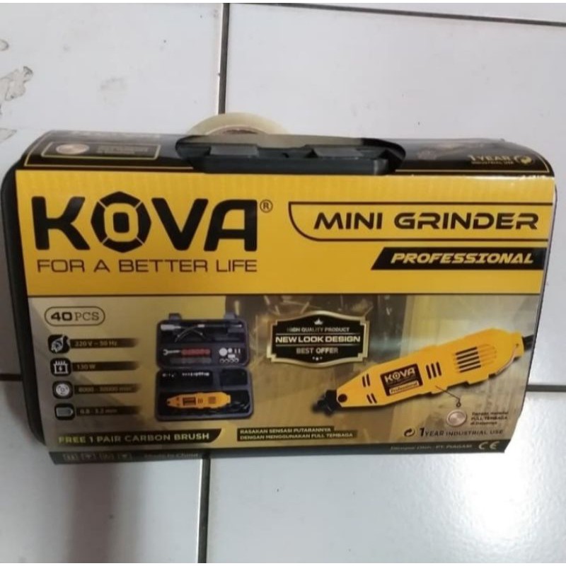 Gerinda Mini Die Grinder KOVA Tuner Set Gerinda 40pcs