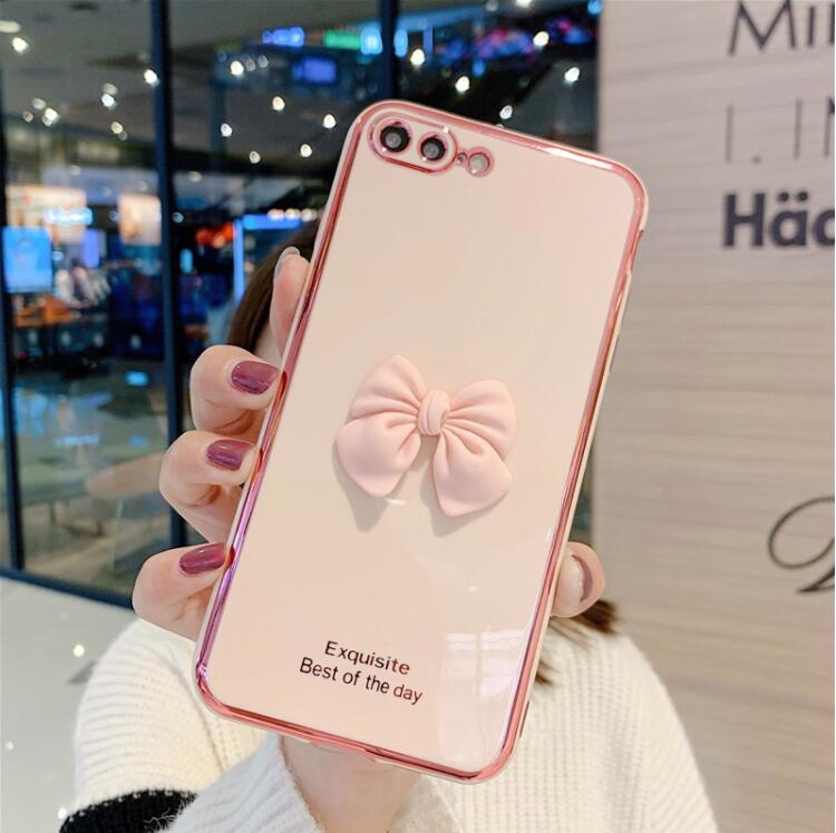 Case Oppo A16 A74 A54 A93 A15 A15s A12 A53 A31 A33 A9 A5 2020 A52 A92 A7 A5s A3s A12e A11k A83 A39 A57 F11 Pro F9 Pro F7 F5 F1s F1 Plus F3 Plus Simple Bow Soft Phone case-6