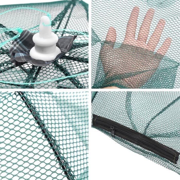 Jaring Penangkap Ikan Jaring Pancing Udang Ikan Bubu 20 Lubang Fishing