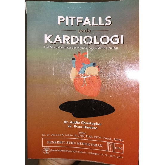 GARAGE SALE Buku Pitfalls pada Kardiologi: Tips Menghindari Kesalahan pada Kegawatan Kardiologi- dr.