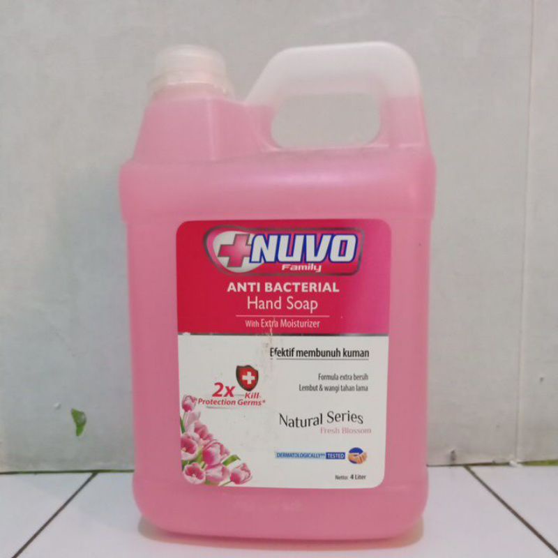 Hand Soap Sabun cuci tangan merk Nuvo jerigen isi 4 lt
