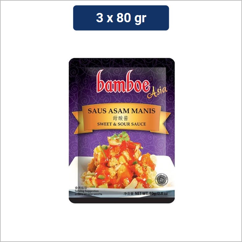 

Bamboe Bumbu Saus Asam Manis 3 x 80 gr