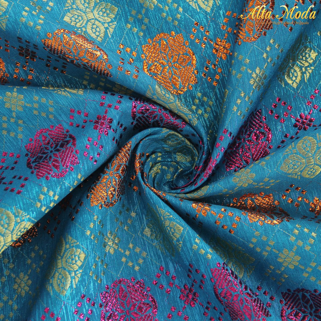 

Alta Moda Songket Motif Palembang Fancy Klasik Biru (1M)