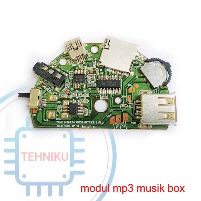 modul mp3 musik box K2 micro sd usb player model kaleng ,diy mp3 portabel