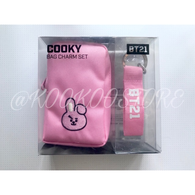 READY OFFICIAL BT21 Bag Charm 2P Set