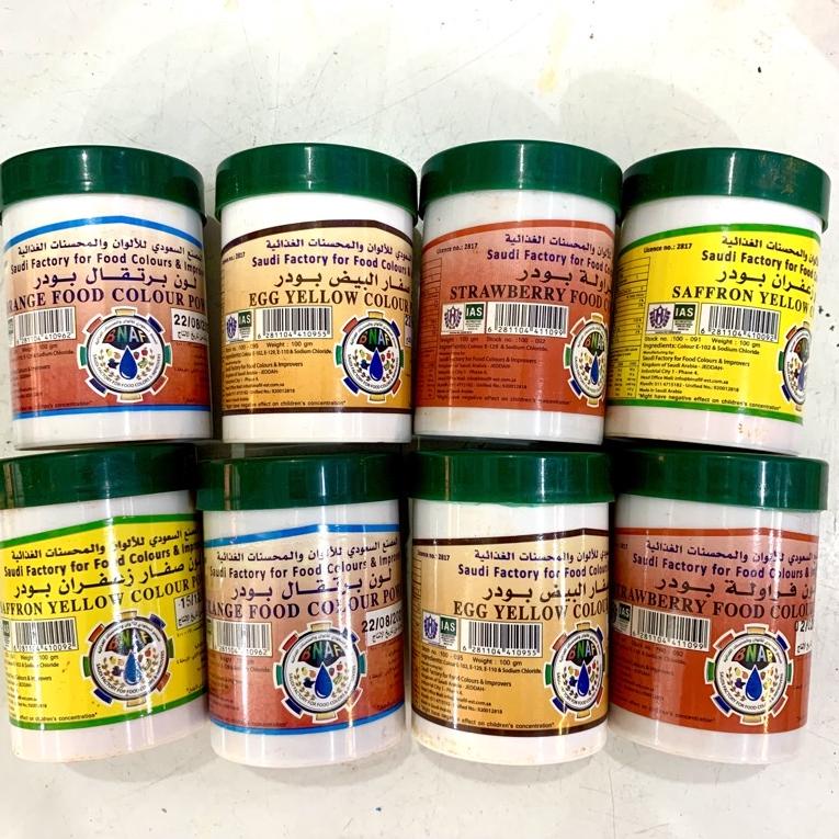 

((K-OUR_♥)) Saffron Yellow colour powder pewarna nasi bubuk safron bubuk kuning saffron orange saffron strawberry-trending