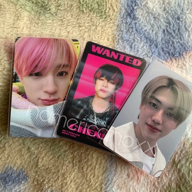 PC Jeno Glitch Ver Selimut, Lenti Chenle Glitch Mode, Jaemin Lucky Draw LD YGM GLIMO