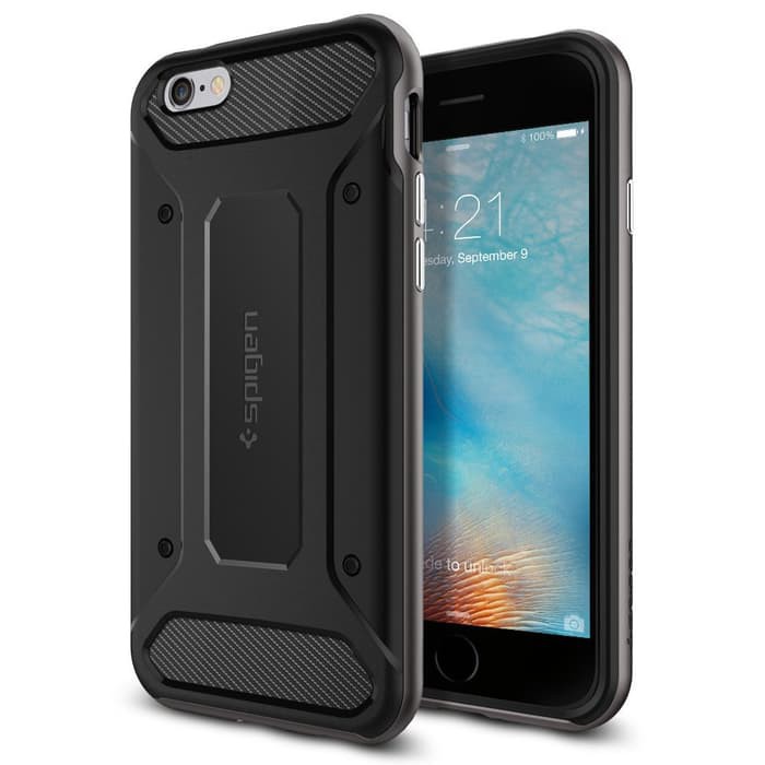 SPIGEN Neo Hybrid Carbon iPhone 6 Plus / 6s Plus Case [Gunmetal]