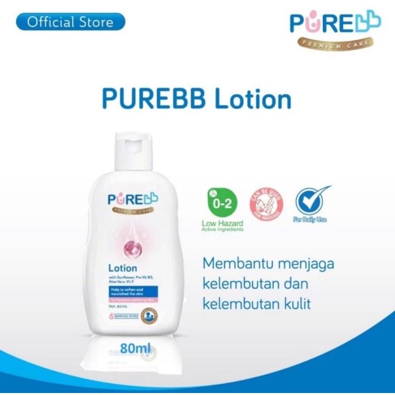 PureBB Lotion 80 ml - Lotion Bayi &amp; Anak