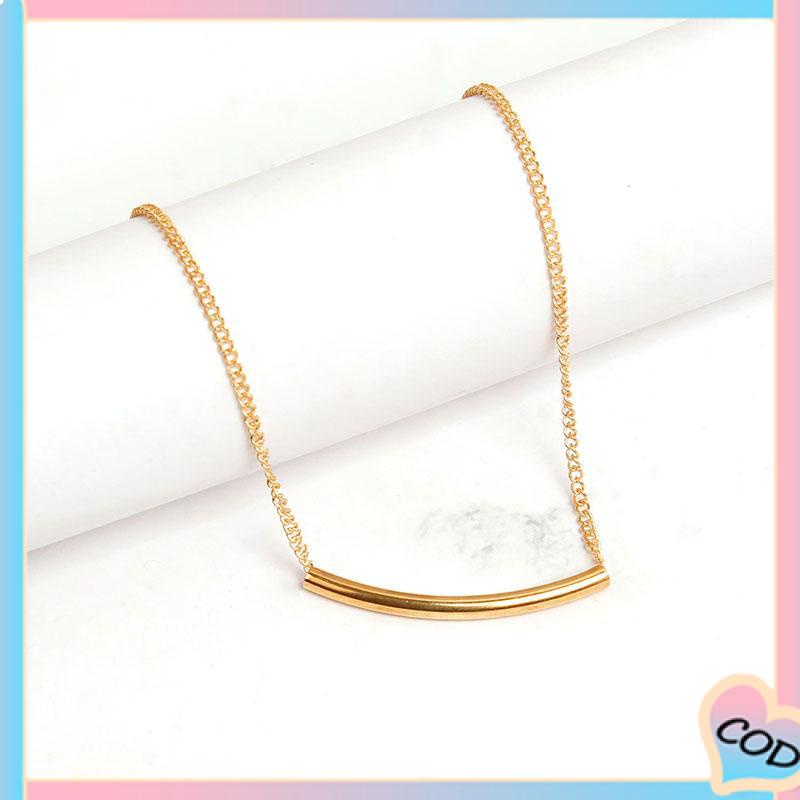 COD❤️ Vintage Fashion Metal U Tube Anklet Beach Summer Alloy Anklet-A.one