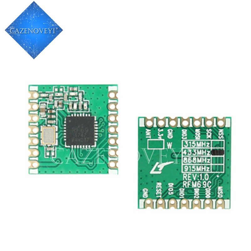 1pc RFM69CW HopeRF 433Mhz Transceiver Wireless Dengan RFM12B