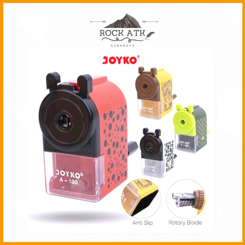 

Rautan Serutan Putar Sharpener Joyko A-130 Ongotan (PCS)