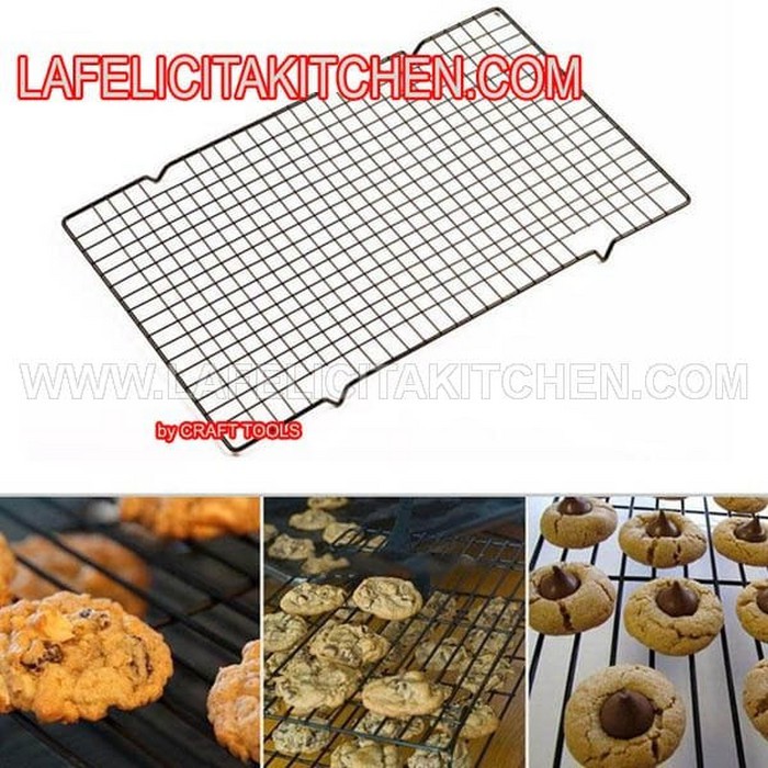 IMPORT Rak Cooling Pendingin Kue Roti Bahan Baja Karbon Warna Hitam Kualitas IMPORT CHEF OVEN DIY